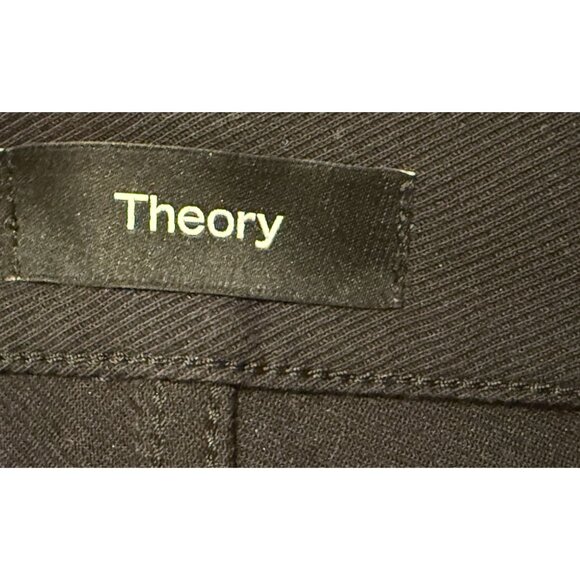Theory Mens Black Raffi Neoteric Twill Pants Size 36 - Picture 5 of 12